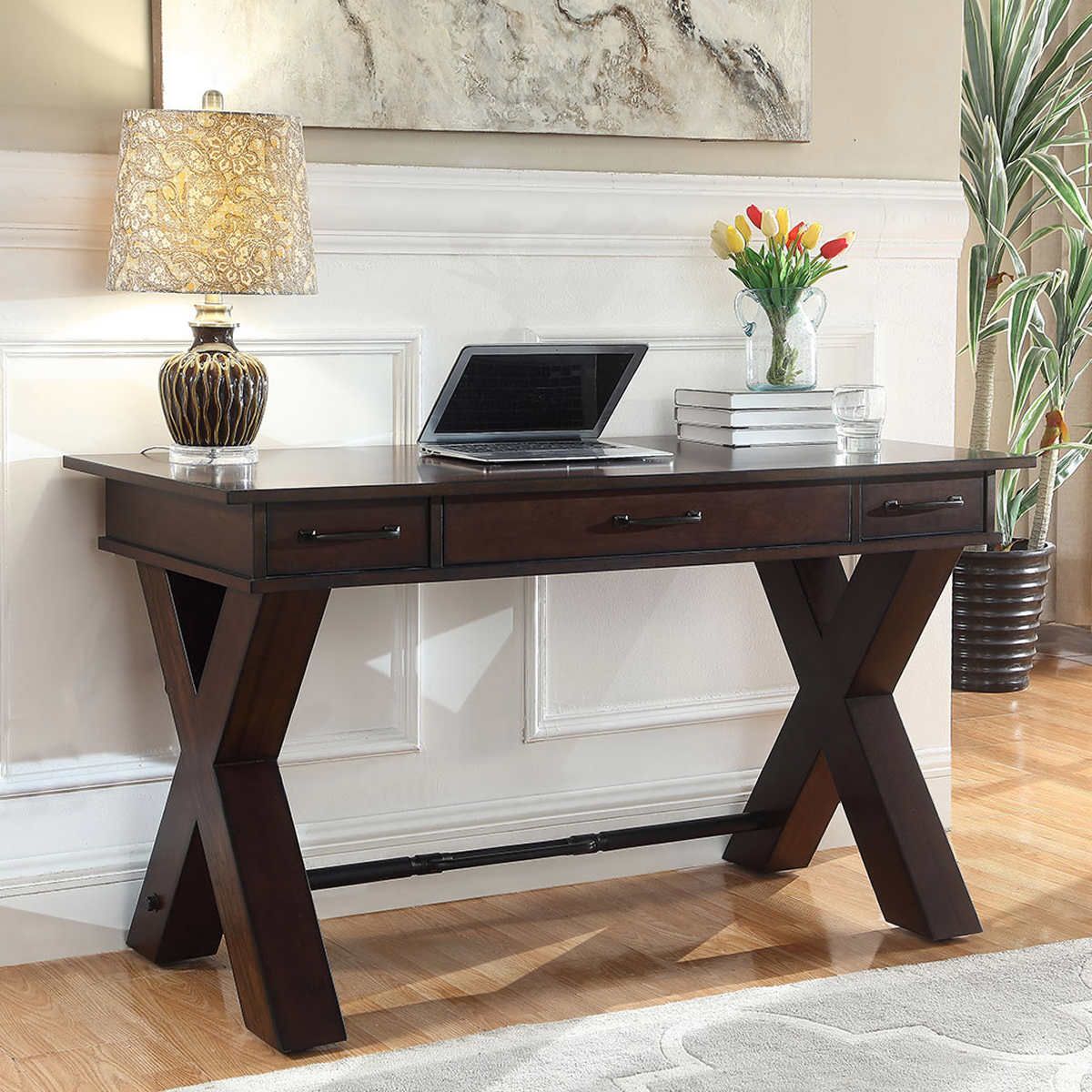 Maurice 54” Writing Desk Espresso