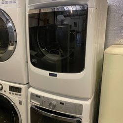 Maytag MCT Washer Dryer Electric Stackable Set 
