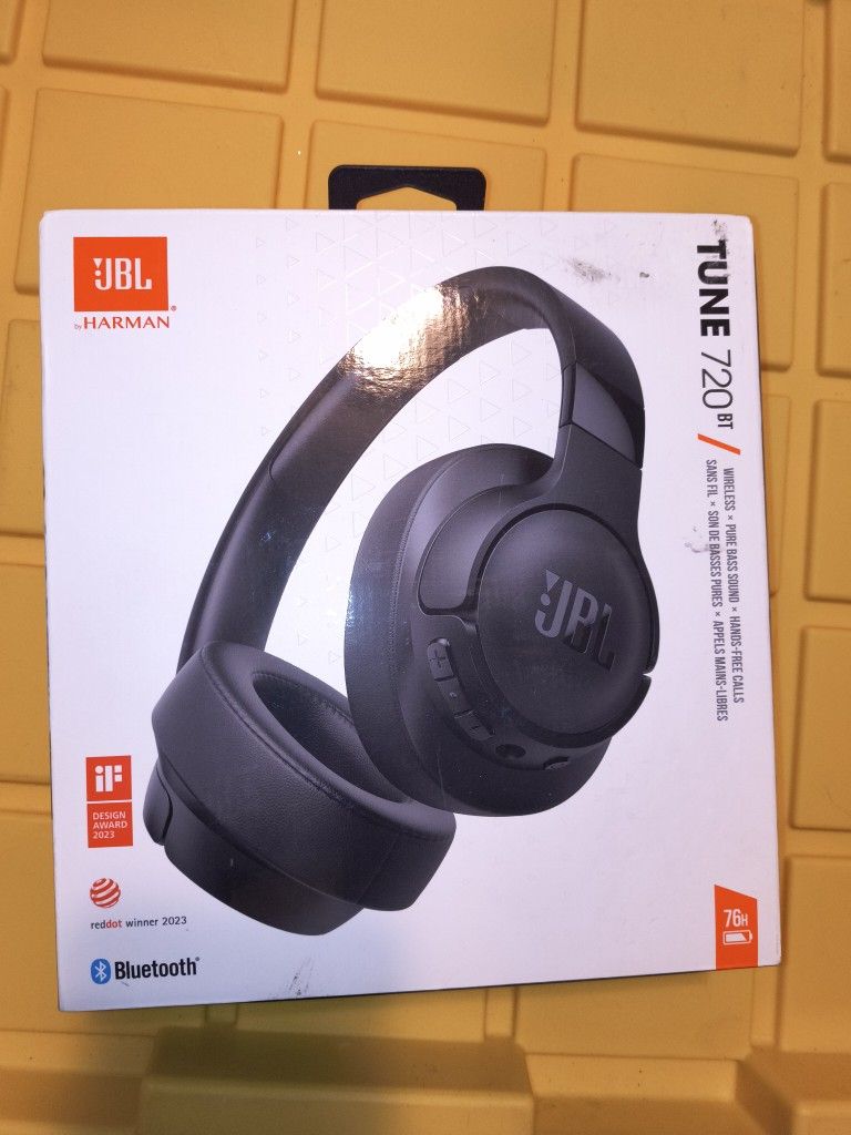 Brand New JBL Tine720 Bt Over Ear Headphones