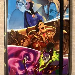 Disney Lorcana VILLAINS Card Portfolio And The Queen Mirror Seeker Special Promo