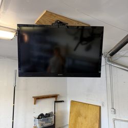 Ceiling mounted hanging flat screen tv