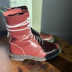 NPS Solovair Boots Oxblood 