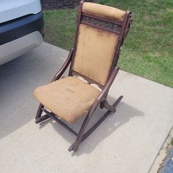 Antique Folding Rocking Chair