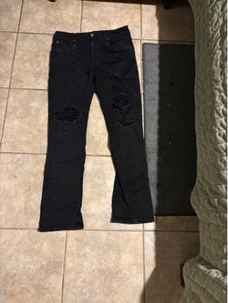 Black purple jeans size 34