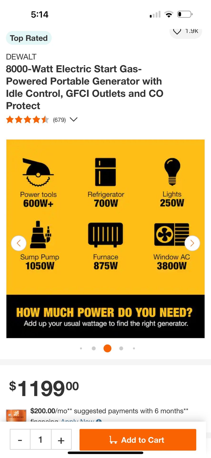 Generator W8000
