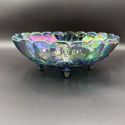 Vintage Carnaval Glass Center Piece 