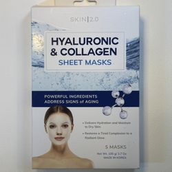 Hyaluronic And Collagen Face Masks