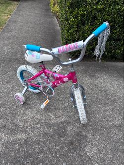 Used Barbie kids bicycle