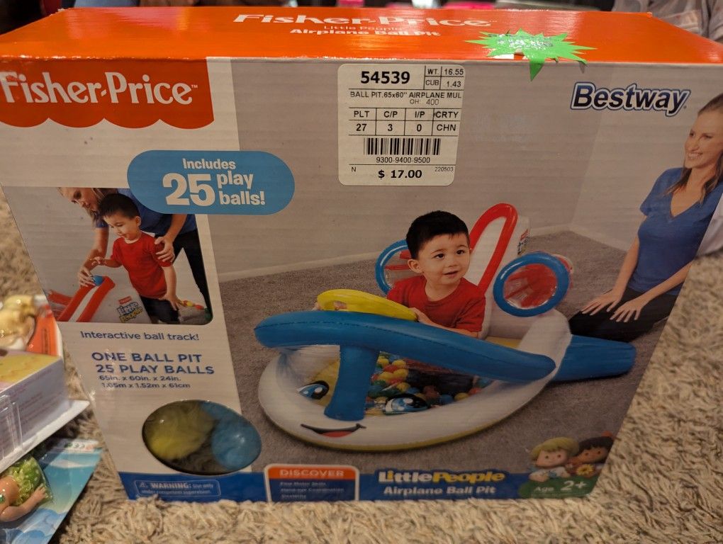 Fisher Price Airplane Ball Pit
