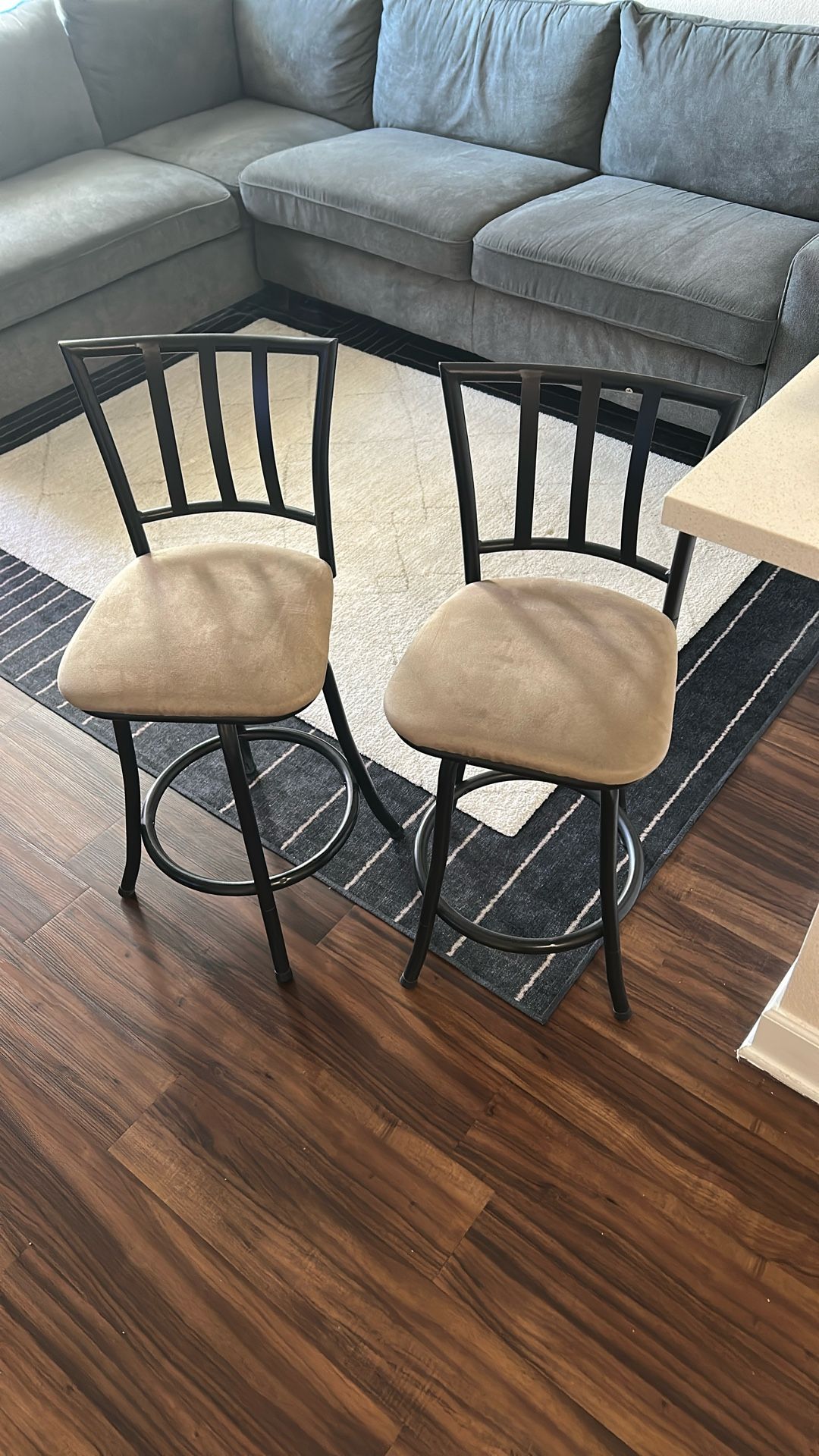 2 Counter Height Chairs 