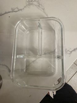 Glass Divided Meal Prep Container 5 sets