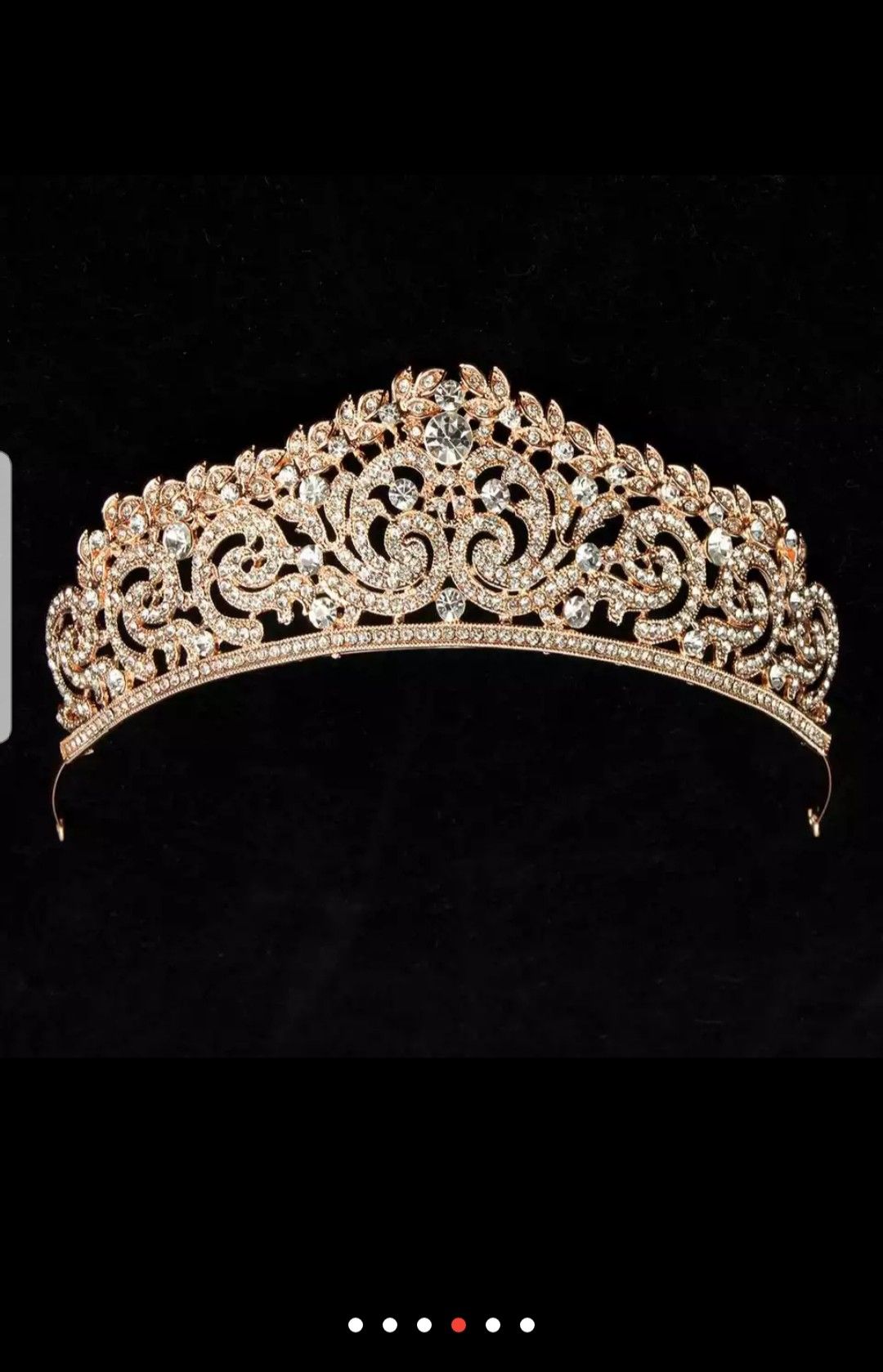 rose gold tiara
