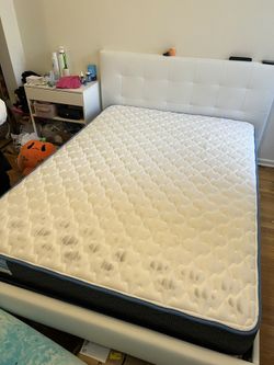 full size sealy mattress + mattress topper 