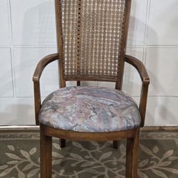One Vintage wooden dining Arm Chair