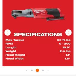 Milwaukee Fuel 3/8 Ratchet 