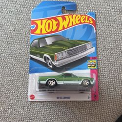 80 El Camino Hot wheels 