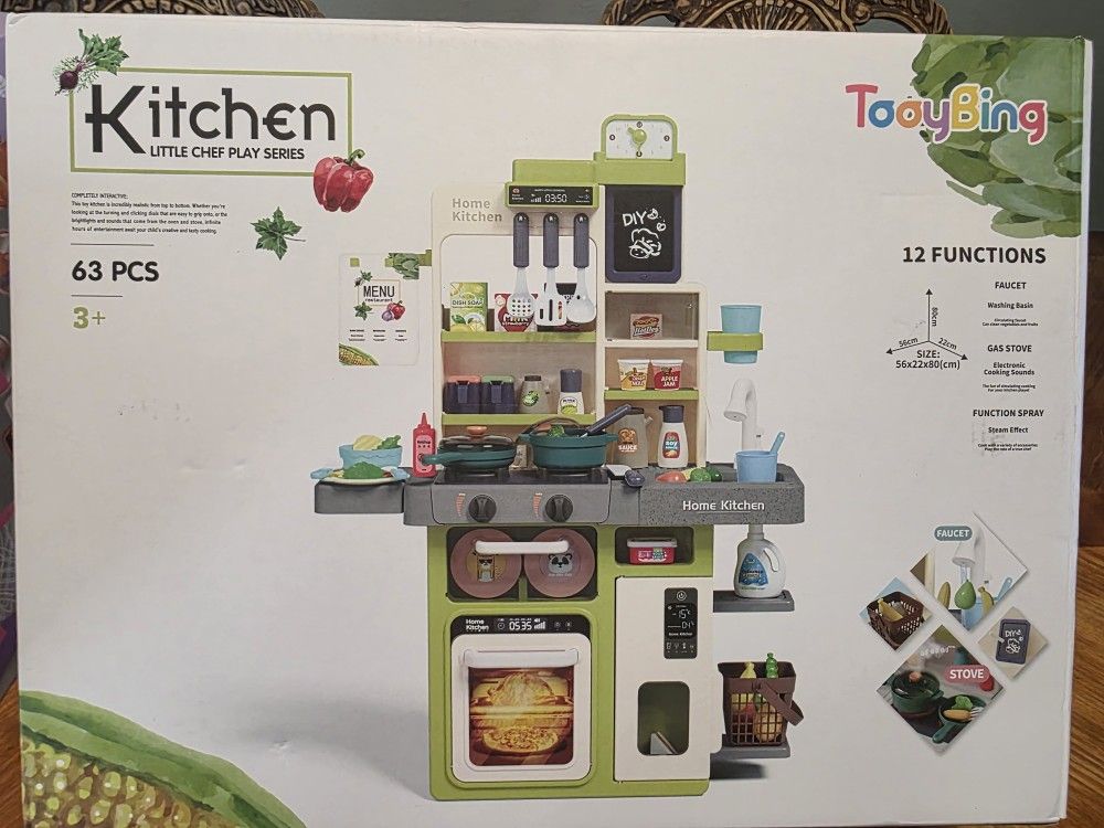 Kids Play Kitchen Set