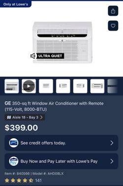 GE Air Conditioner (New)