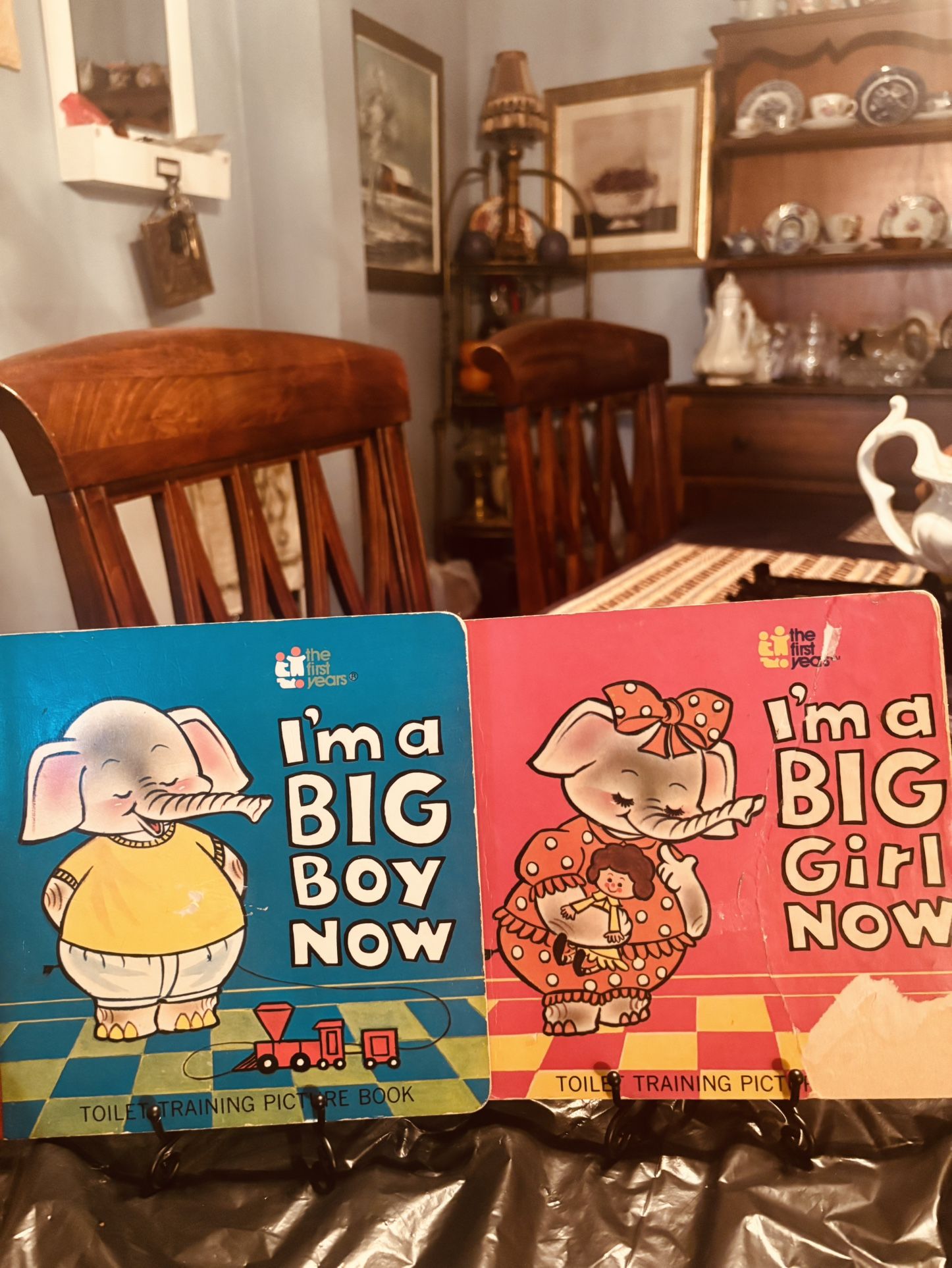 2 Vintage Board Books I’m A Big Boy And Big Girl Now Toilet Training Picture Books View Pics Read Description