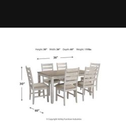 Ashley Furniture Dinning Table And Chairs