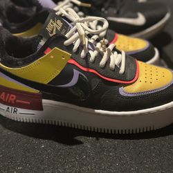 Nike Air Force 1 Low Shadow Sisterhood Black (Women’s Size 6) – Slightly Used, No Box