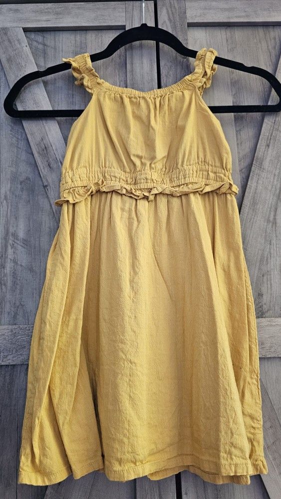 Girls Mustard Old Navy dress, 5T