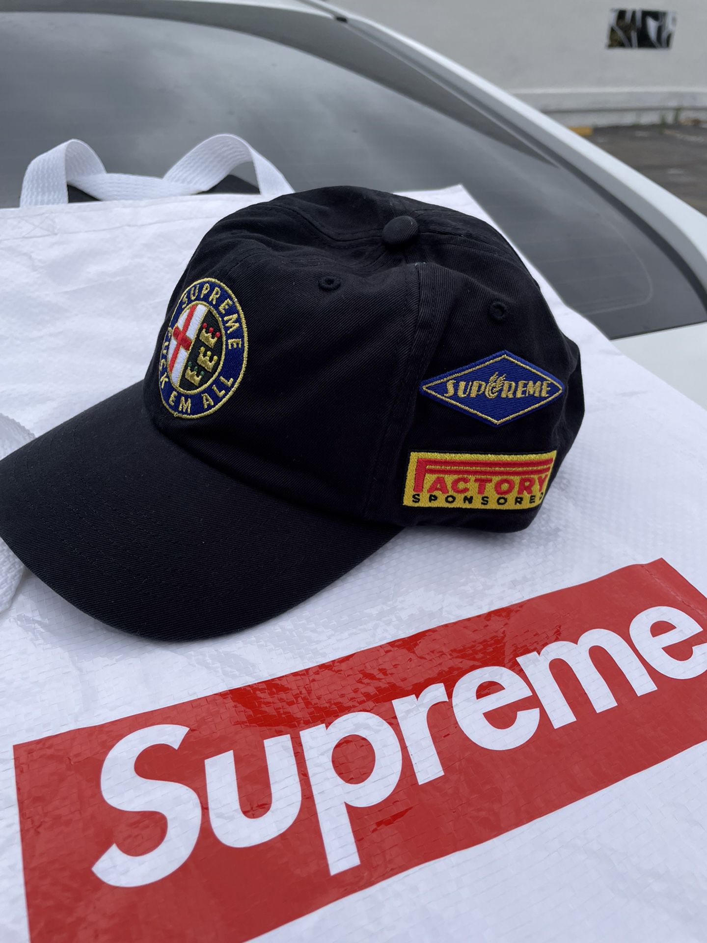 Supreme Black 5 Panel Hat for Sale in Seattle, WA - OfferUp