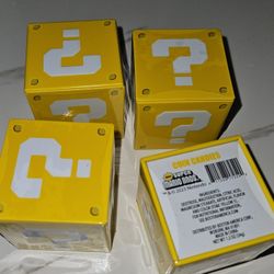4 Nintendo Question Mark Box Coin Candies, Sour Strawberry, 1.20Z