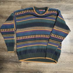 Jos A Bank Sweater Colorful Size L 