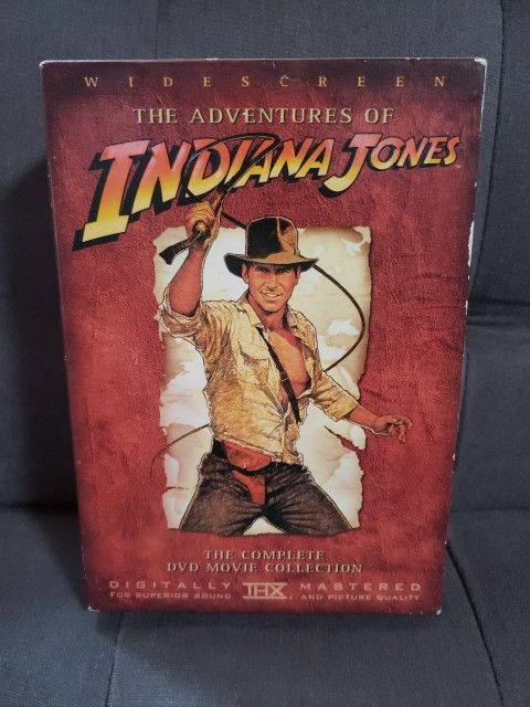 THE ADVENTURES OF INDIANA JONES - COMPLETE MOVIE COLLECTION 4-DISC DVD SET, WS