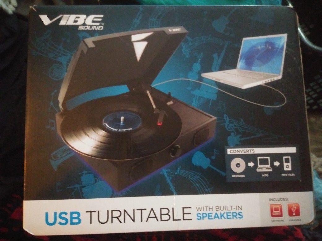 Vibe USB Turntable NEW