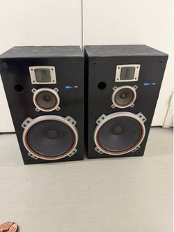 Sony SS-U65 vintage 3-way tower speakers 12" woofers, ribbon tweeters