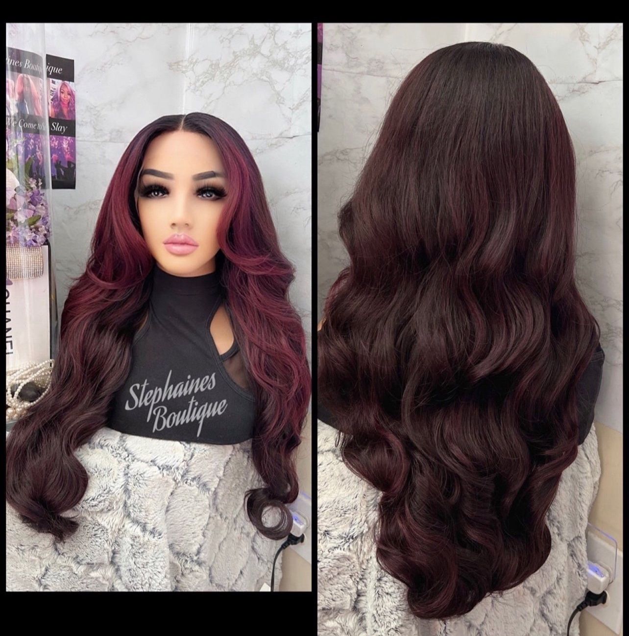 Human Hair Blended Lace Front Wig
