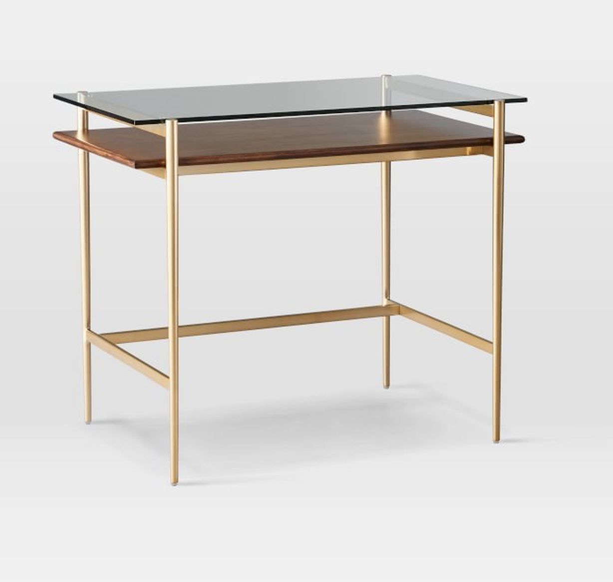 West Elm Glass Work Desk