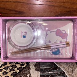 Hello Kitty Ceramic Sushi Set