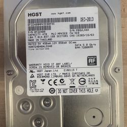 Hitachi HDN724040ALE640 Deskstar NAS 4TB 7200RPM SATA 6Gb/s 64MB Cache 3.5-inch High-Performance Hard Drive