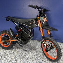 Riding'times GT-54 E Bike for Teens Adults, 48V 27AH 37MPH Electric Dirt Bike with 14"/12" Motor