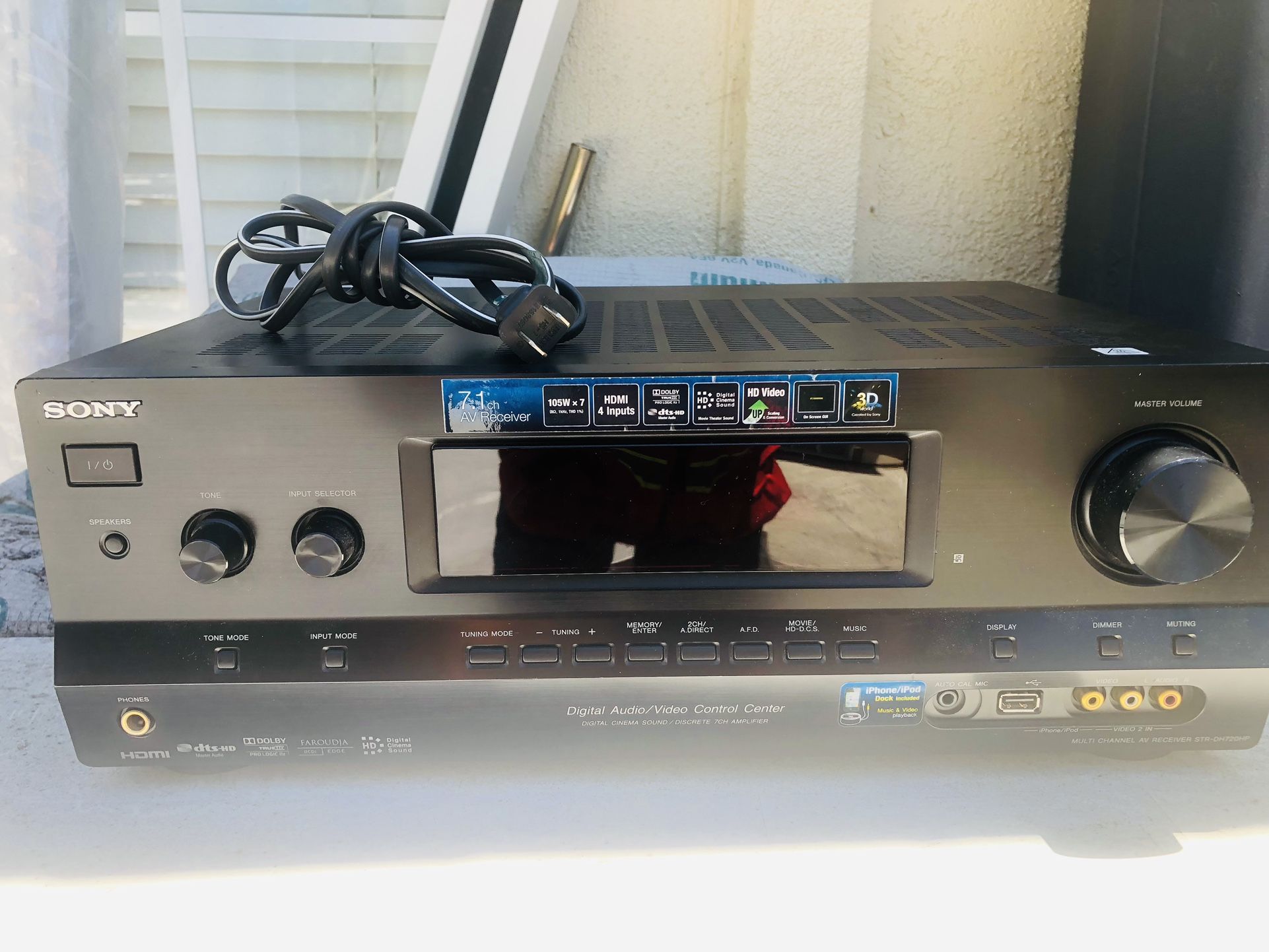 Sony Receiver With Remote