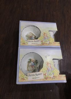 Easter gift set / peter rabbit /mag & bowl