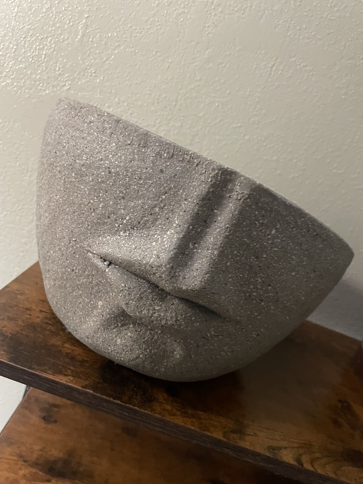 Sagebrook Home Resin 12" Slanted Half-Face Planter
