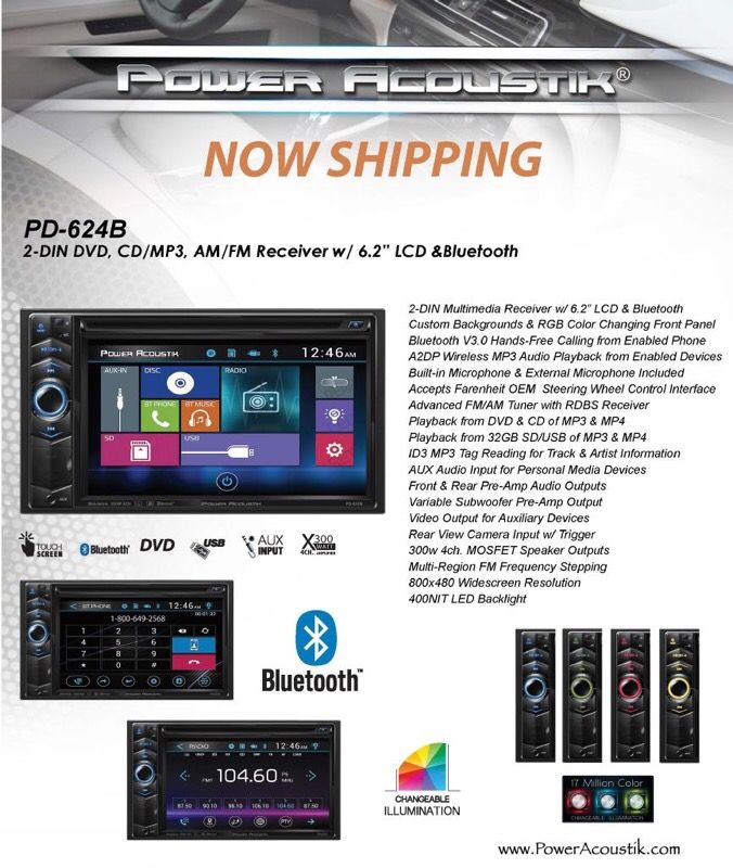 Double din power acoustik