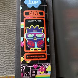 Girl x Sanrio Kawaii Arcade Hello Kitty Tyler Pacheco 7.75 Pro Skateboard Deck