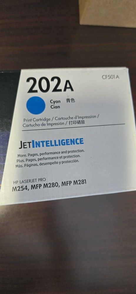 Blue Cyan HP Toner Cartridge