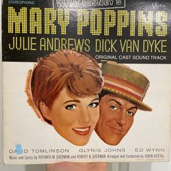 Walt Disney's Mary Poppins (Original Cast Soundtrack) 1964 Vinyl LP Record Album. Condition is pre owned and shows signs of wear from age and play usa