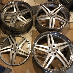 24 Inch Vellano rims 5 lug 5x130