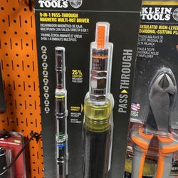 Klein Tools 9-in-1 Pass-Through Multi Nut Driver