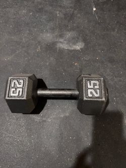 25lbs dumbbell