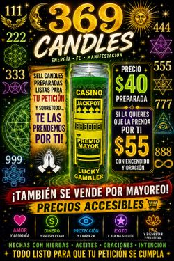 ✨ TU PETICIÓN, TU VELA, TU INTENCIÓN — 369 CANDLES ✨