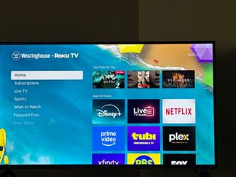 Westinghouse 50” 4k Ultra HD Roku smart tv