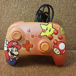 PowerA Super Mario Enhanced Wired Controller For Nintendo Switch